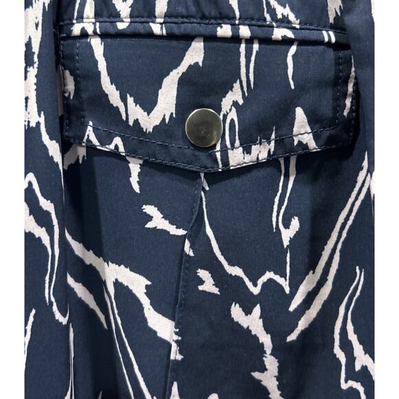 Women’s ATHLETA Blue/White Vienna Cargo Pants Size 0P 0 Petite *D1 - Picture 5 of 5